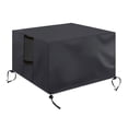 thumbnail image 1 of Funda para muebles de tela Oxford, cubierta cuadrada para fogones, impermeable, resistente al viento, resistente a los rayos UV, para cubiertas de mesa para muebles de fogones de gas para patio, 92 x, 1 of 5