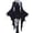 Black-01, variant on Womens Gothic Batwing Sleeve Mini Dress Bodycon Witch Vampire Dress Long Flared Sleeve Halloween Cosplay Dresses Black Gothic Party Outfit