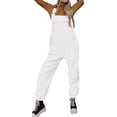 thumbnail image 2 of Langwyqu Spring Fall Sleeveless Fleece Loose Jumpsuit Solid Overall With Pocket, 2 of 5