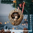thumbnail image 3 of Animal Christmas Ornament Christmas Tree Animal Pattern 2D Acrylic Ornament Animal Decoration Seasonal For Christmas Tree Ceiling Christmas Keepsake Chandelier Hanging Garland Christmas Garland, 3 of 3
