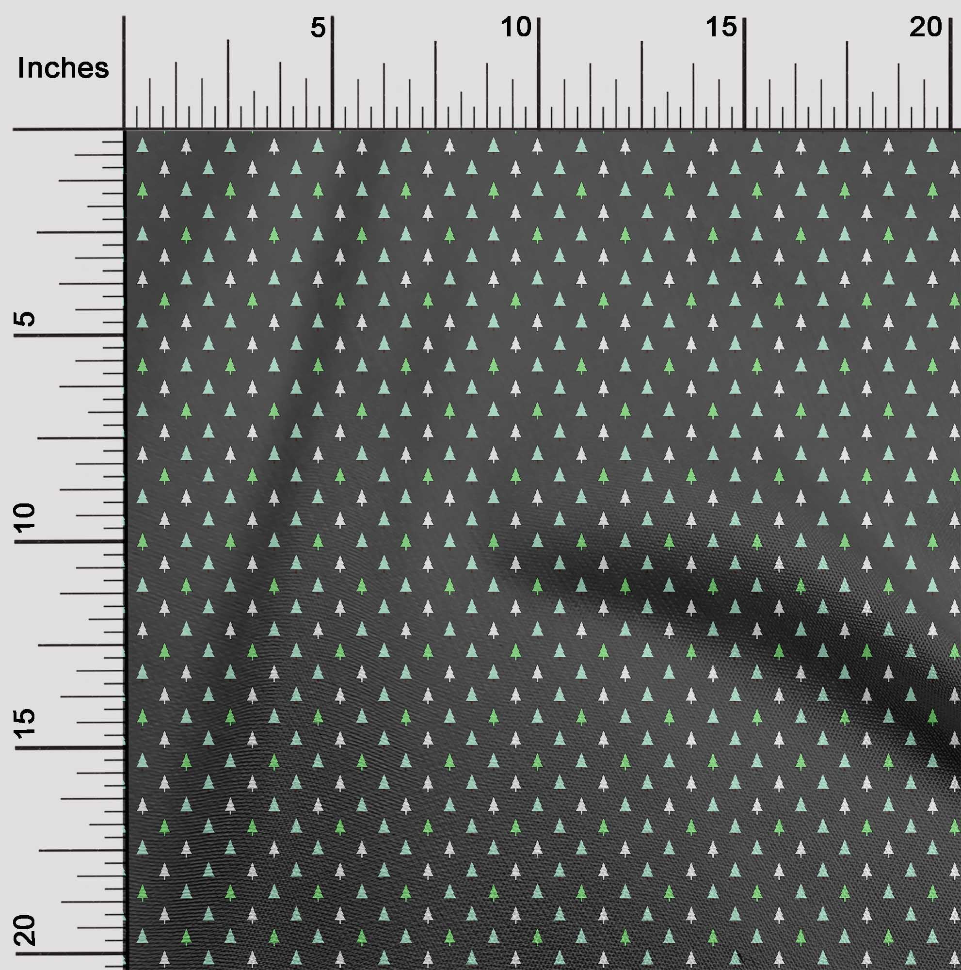 oneOone Polyester Spandex Gray Fabric Christmas Dress Material Fabric Print Fabric By The Yard 56 Inch Wide