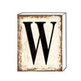 thumbnail image 1 of Panneau en Bois Blanc 'W', 1 of 1