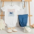 thumbnail image 3 of Brooklyn New York NYC United States Romper Boys or Girls Infant Baby Brisco Brands NB, 3 of 6