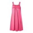 thumbnail image 7 of ZyeKqe Nightgown for Women Sleeveless Ruffled Bow Lightweight Loose Comfy Casual Loungewear Sleep Shirts Midi Dress, 7 of 7