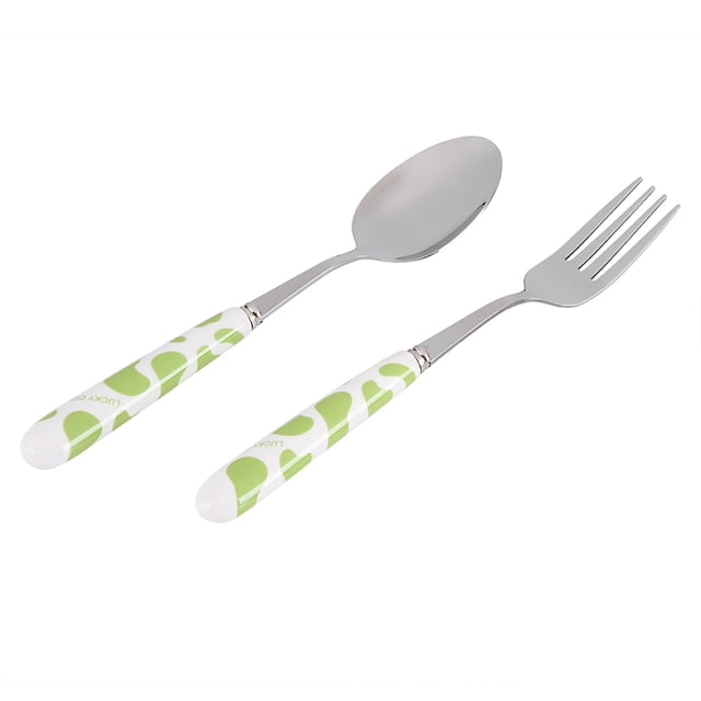 Vaisselleavec Coffret, 2 PCS Couverts de Cuisine en Acier Inoxydable Installation Sans Effort Cuillère en Acier Inoxydable