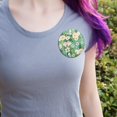 thumbnail image 2 of Yuri Spring Flowers Pinback Button Pin, 2 of 5