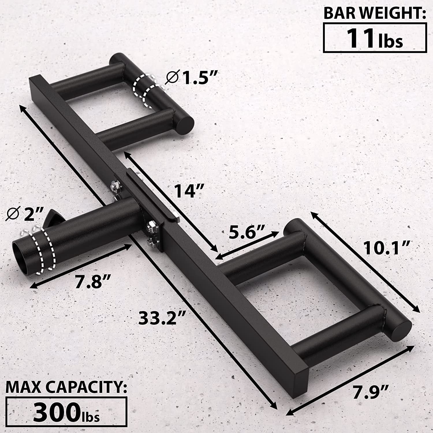 Press Attachment for  Barbell - Landmine Workout Handle with 3 Grips