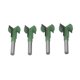 thumbnail image 1 of Broca para enrutador Ticfox con ranura en T 4 Uds. Acero 45# Carburo de Tungsteno, 1 of 14