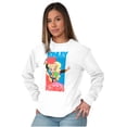 thumbnail image 3 of XOMG POP Band Kinley Cartoon Fan Women Plus Size Long Sleeve Tee Brisco Brands 2X, 3 of 5