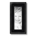 thumbnail image 2 of ArtToFrames 4" x 11" Matte Black with Beads Picture Frame, 4x11 inch Black Wood Poster Frame (WOM-4065), 2 of 8