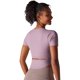 thumbnail image 5 of Camiseta de manga corta sólida para mujer, Top deportivo ajustado para correr, Fitness, Yoga, Tops cortos de entrenamiento para gimnasio, ropa activa, 5 of 5