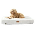 thumbnail image 2 of TOWN & COUNTRY LUXE CuddleTown Matisse Everwash® Pillow Pet Bed, Water Repellent Floor Pillow, Machine Washable Cover, Soft & Calming, Taupe, Medium 36"x28"x4", 2 of 7