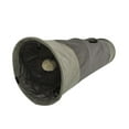 thumbnail image 3 of Foldable Cat Tunnel Interactive indoor and outdoor Hole Play Hide and with Ball Training for Kitten Puppy Rabbit Dogs , grey, 3 of 8
