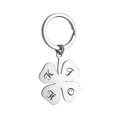 thumbnail image 2 of Girls Best Friends Clover Keyring Unisex Silver colored, 2 of 5