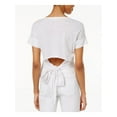 thumbnail image 2 of Rachel Roy Womens Cut Out Basic T-Shirt, White, Large, 2 of 2
