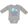 thumbnail image 3 of Inktastic My Daddy Whale-y Loves Me Boys or Girls Long Sleeve Baby Bodysuit, 3 of 5