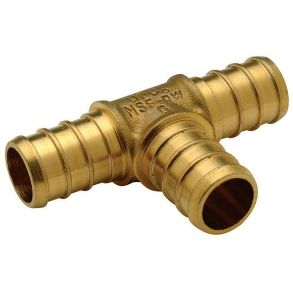 1 in. PEX x 0.5 in. dia. Brass Reducing Tee