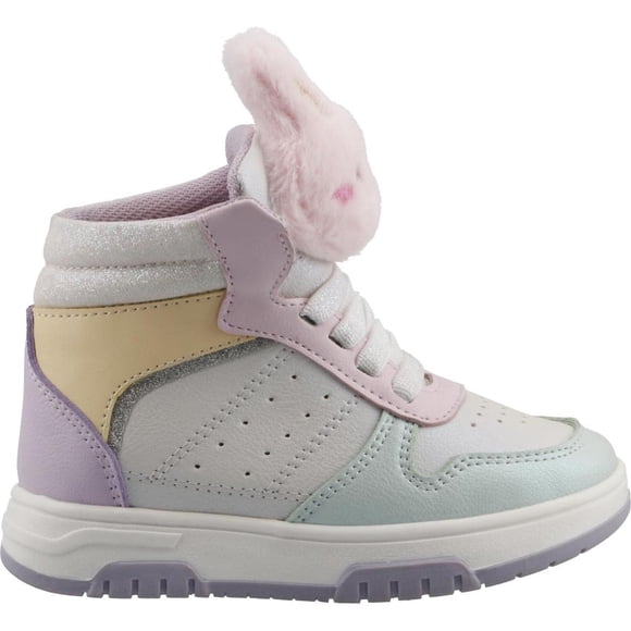 Tenis Niña BAMBINO Botin Casuales Ajustables blanco 13