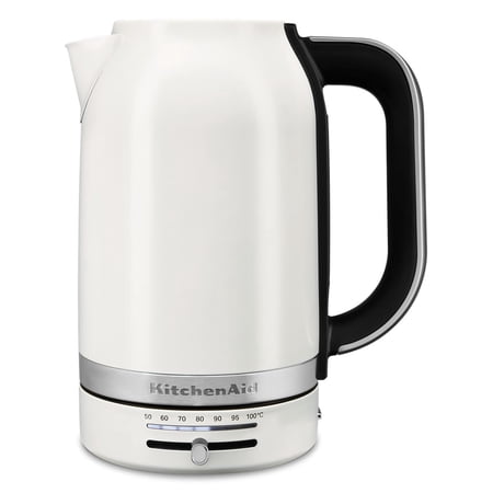 KitchenAid 1.7L Electric Kettle w/Temp Control KEK1701, Porcelain White