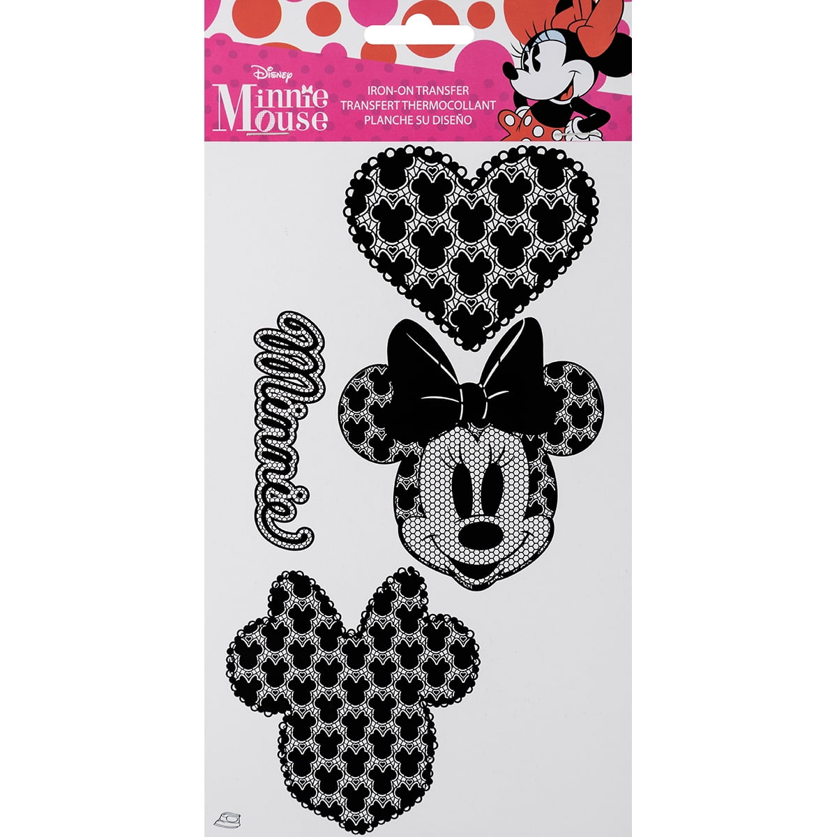 minnie mouse iron on transfers