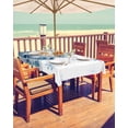 thumbnail image 2 of Boanket Outdoor Tablecloth with Umbrella Hole for Patio/Picnic/Party/Camping, Christmas Blue Snowman Waterproof Table Cloth Rectangle Table Cover Washable, Xmas Snowflake Winter (52"x 70"), 2 of 7