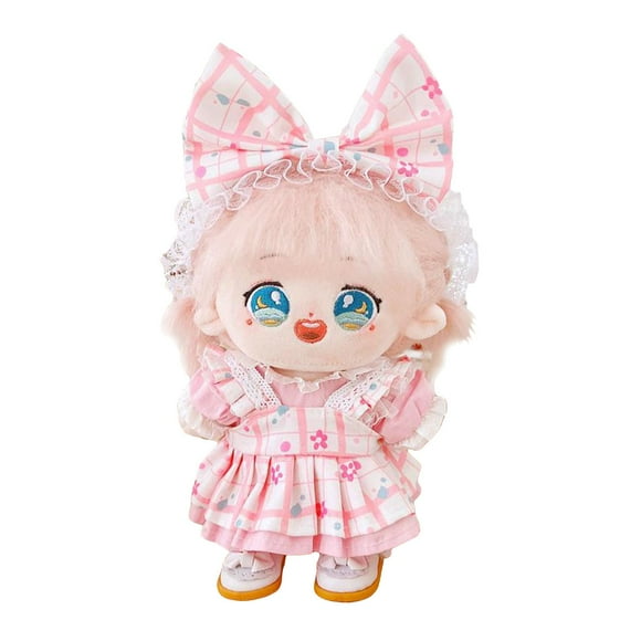 HILABEE Mini 1/12 Girl Doll Miniature Pocket Dolls Cute Surprise Face Boy Girl Mini Girl pink