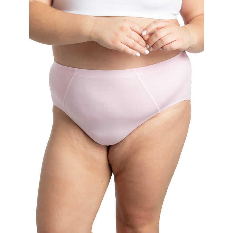 Fruit of the Loom Women's Fit for Me Plus Size Cotton Brief