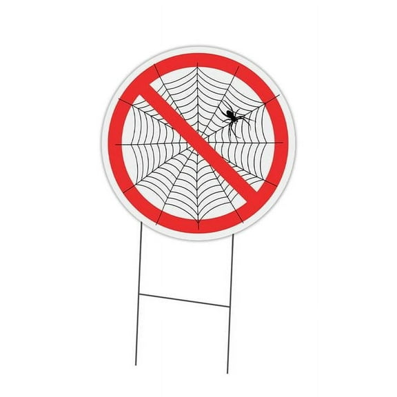 SignMission Corrugated Plastic Sign With Double Sided Image 16" Circular - No Web | Coroplast Yard Sign With Stake |  Made in the USA