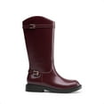 thumbnail image 2 of BURUDANI Girls Knee-High Side-Zip Riding Boots for Little Kid & Big Kid Sizes, 2 of 6