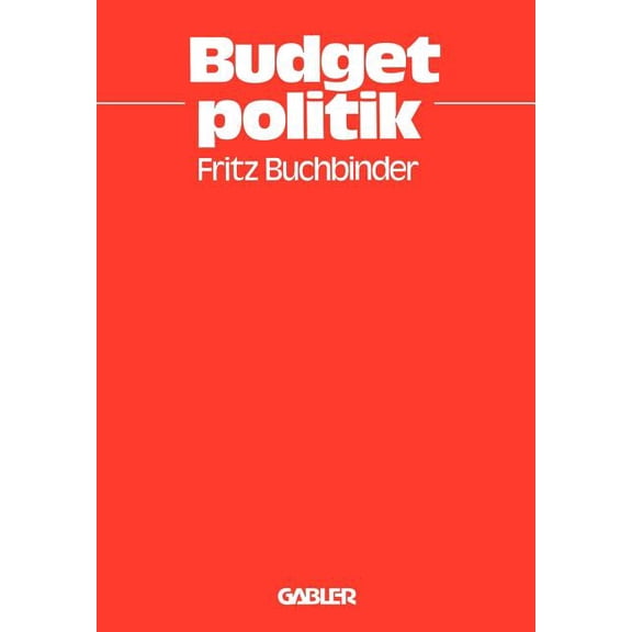 Budgetpolitik, (Paperback)