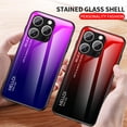 thumbnail image 6 of ELEHOLD Case for iPhone 16 Pro, Lightweight Gradient Glass Case Ultra Slim Shockproof Cover,Gray, 6 of 10