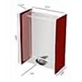 thumbnail image 4 of My Charity Boxes - Clear Donation Box - Ballot Box - Ticket Boxes - Collection Box - Tip Container - W/sliding Door & Display (Blue), 4 of 4
