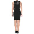 thumbnail image 2 of Lauren Ralph Lauren Womens Sequined Party Cocktail Dress Black 10, 2 of 2
