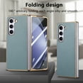 thumbnail image 6 of Allytech Galaxy Z Fold5 Case with Build-in Screen Protector, Full Body Protective Shockproof Anti-Scratch Bumper Phone Case for Samsung Galaxy Z Fold5 - Blue, 6 of 10
