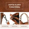 thumbnail image 3 of FALAN MULE Crossbody Bags for Women Trendy Vegan Leather Hobo Handbags With Adjustable Strap Shoulder Bucket Bags, 3 of 8