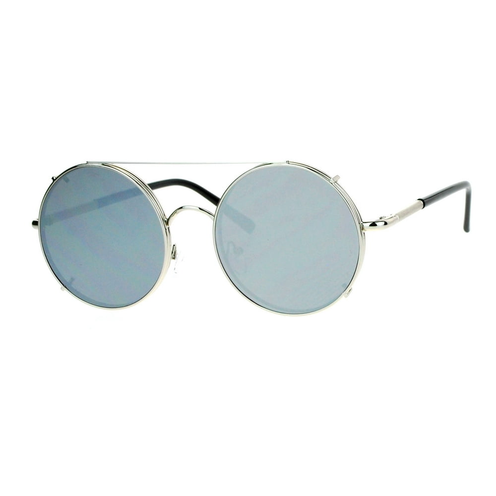 SA106 - SA106 Metal Round Circle Lens Detachable Clip On Sunglasses ...