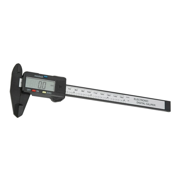 Carbon Fiber Composites Digital Caliper, Easy Reading Inch/mm Conversion Electronic Micrometer Caliper with LCD Screen for Measurement