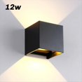 thumbnail image 2 of Lámpara de Pared LED de 12 W, Impermeable IP65, para Interiores, Sala de Estar, Dormitorio, Escaleras, Iluminación Interior y Exterior., 2 of 5