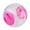 Pink, variant on LAZIOEGR Premium Transparent Small Pet Hamster Gerbil Mice Exercise Ball Toy, 12cm / 4.72 Inches Running Activity Wheel in Pink Color For Daily Workout, Playtime & Enrichment