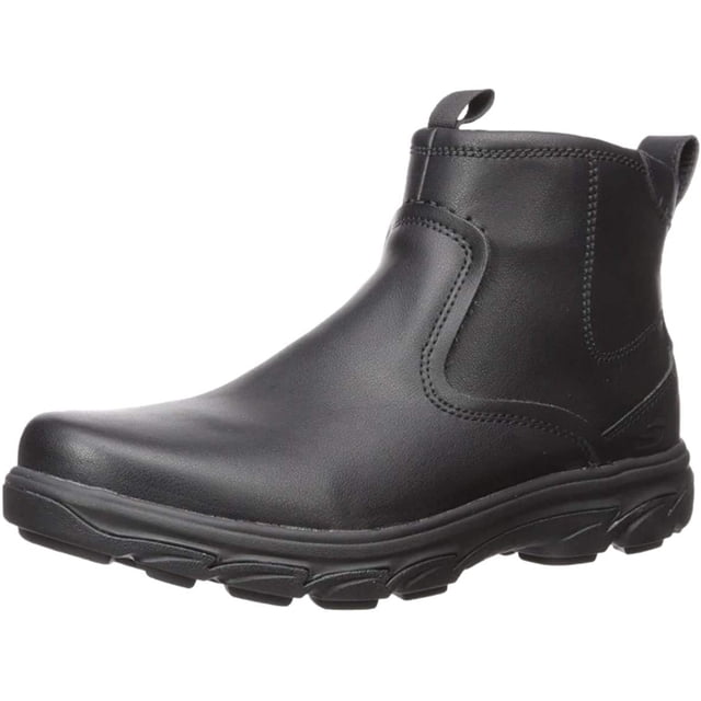 Bota Skechers Resment Korver para hombre, piel negra
