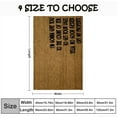 THENEWS Funny Christmas Doormat Creative Text Print Rug For Front Door