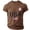 Brown, variant on 250th Anniversary US Man's T-Shirt America 250 Anniversary Shirts 4th of July Independence Day Shirt United States 250 Years Since 1776 - 2026 Crew Neck Tshirt for Men