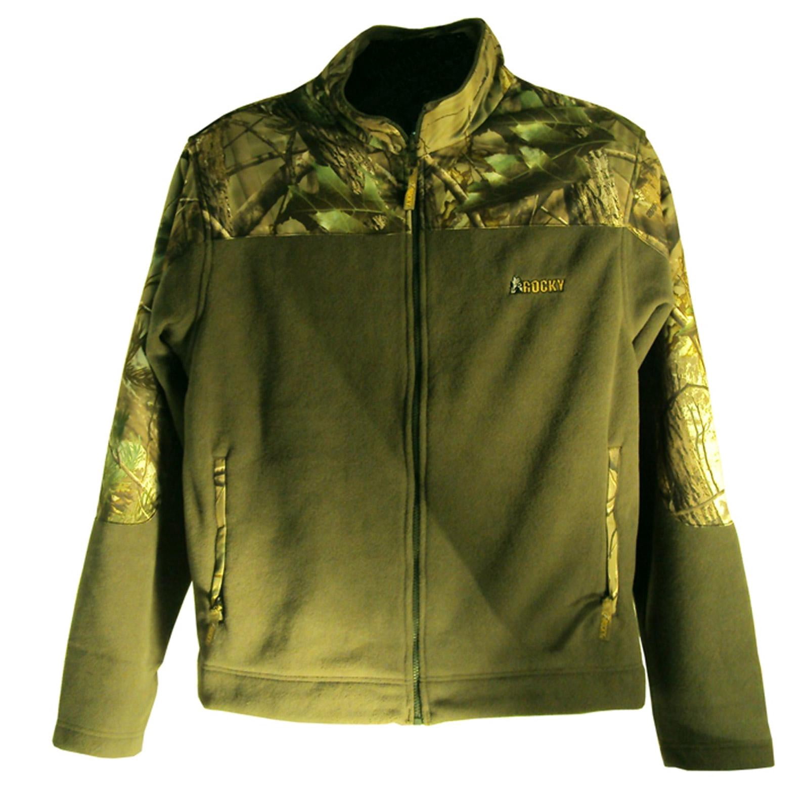 rocky men's silent hunter fleece jacket 