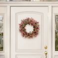 thumbnail image 3 of 24" Artificial Gypsophila Floral Spring Wreath, 3 of 5