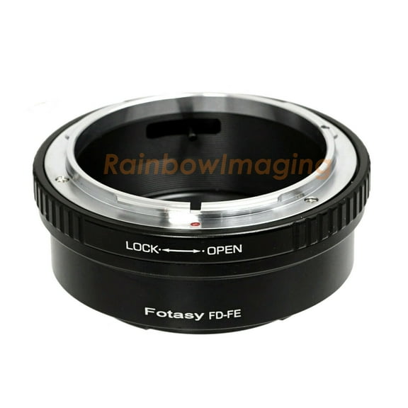 Fotasy Canon FD Lens to Sony E-Mount Mirrorless Camera Adapter, Compatible with a7 A7r A7s II III IV a9 a9II a7c Alpha 1 ZV-E10 a6600 a6500 a6400 a6300 a6000 a5100 a5000 a3500 a3000