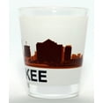 thumbnail image 3 of Milwaukee Wisconsin Sunset Skyline Shot Glass, 3 of 3