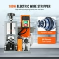 thumbnail image 3 of VEVOR Electric Wire Stripping Machine 0.06''-0.98'' Visual Copper Cable Stripper, 3 of 10