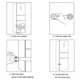 thumbnail image 3 of KAIYANG Paquete de 6 cerraduras de seguridad para bebés, cerradura para gabinete con adhesivo 3M, para gabinetes, refrigeradores y cajones (rosa) marrón, 3 of 5