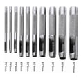thumbnail image 4 of Lot de 10 perforatrices à ceinture en acier au carbone haute dureté, rondes et creuses, pour trous de cuir, plastique et caoutchouc, 4 of 4