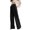 Black, variant on Women'S High-Waisted Elegant Straight-Cut Business Suit Pants Apricot XXL